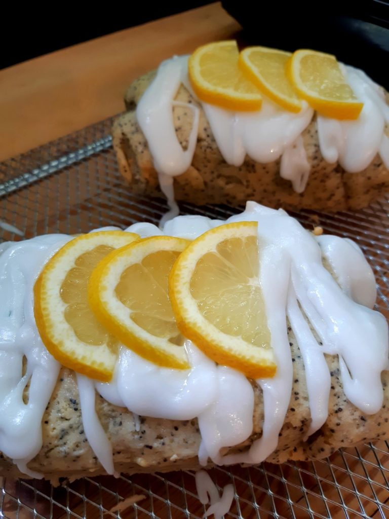 Photo de gâteaux végans citron-pavot